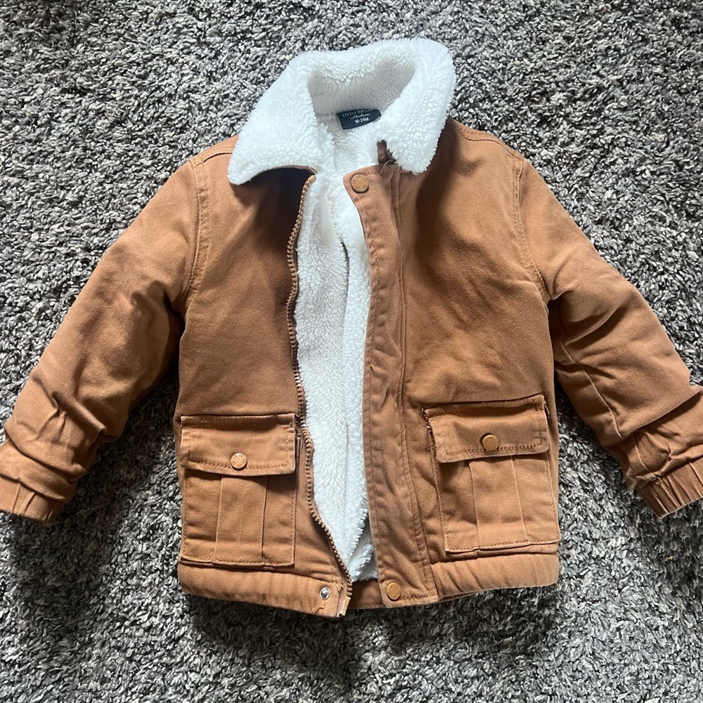 Little Bipsy Sherpa Lined Coat